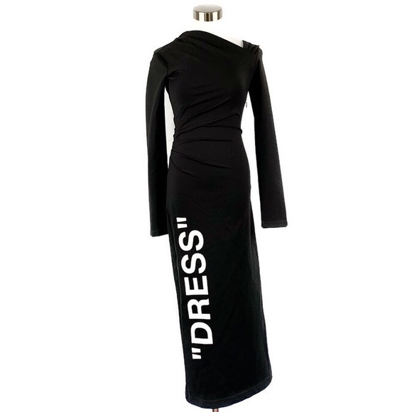 Off-White Dresses & Skirts - PRICE DROP!💋 Off-White “Dress” Midi Dress Size 36